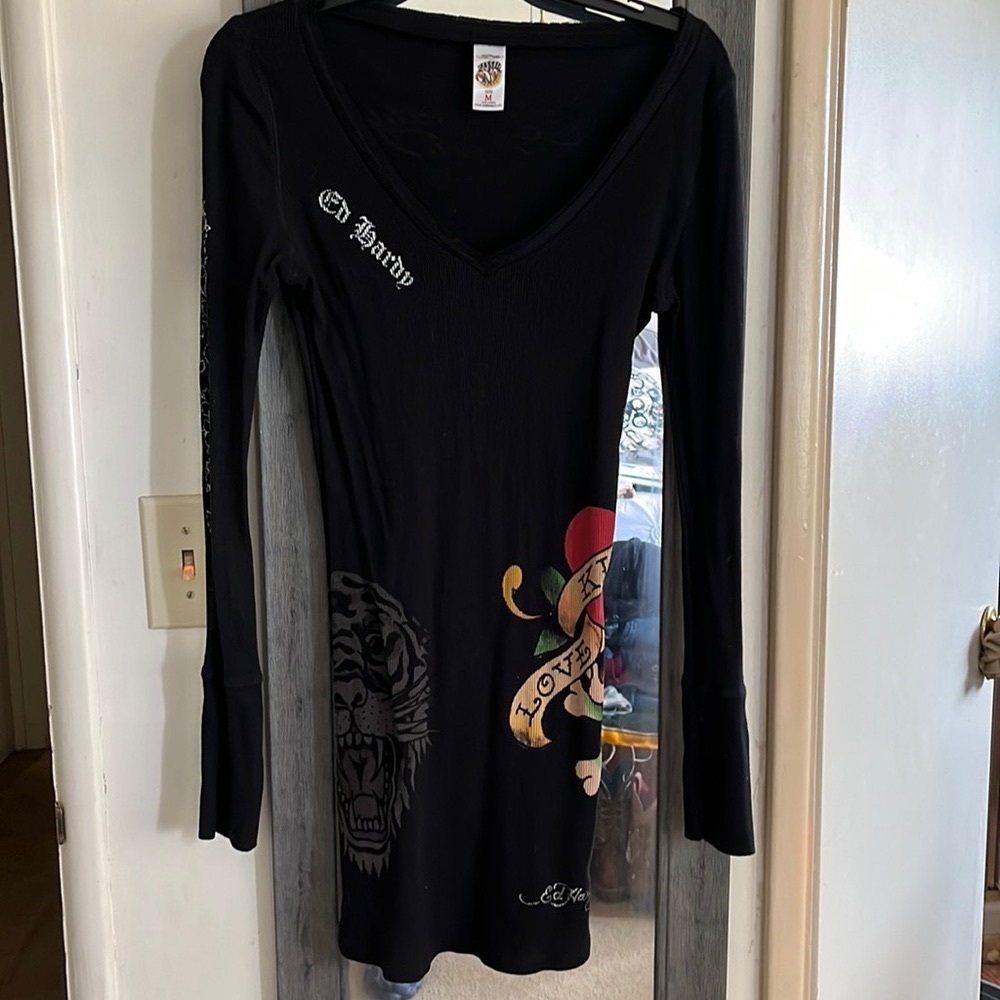 Original Ed sweater dresses black M,  White Large, great condition
